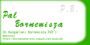 pal bornemisza business card